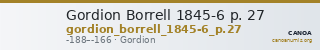 Gordion Borrell 1845-6 p. 27 — CANOA