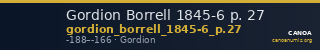 Gordion Borrell 1845-6 p. 27 — CANOA