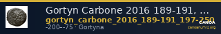 Gortyn Carbone 2016 189-191, 197-250 — CANOA