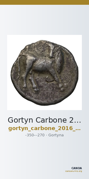 Gortyn Carbone 2016 59-103, 113-117 — CANOA