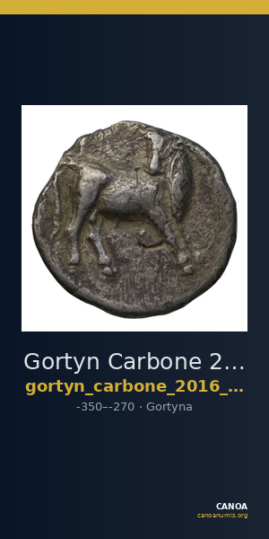 Gortyn Carbone 2016 59-103, 113-117 — CANOA