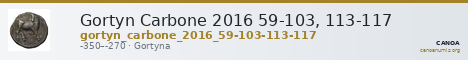 Gortyn Carbone 2016 59-103, 113-117 — CANOA