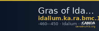Gras of Idalium Idalium BMC Idalium 10-19 — CANOA