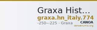 Graxa Historia Numorum Italy 774 — CANOA