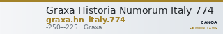 Graxa Historia Numorum Italy 774 — CANOA