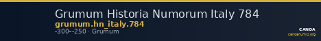 Grumum Historia Numorum Italy 784 — CANOA