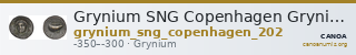 Grynium SNG Copenhagen Grynium 202 — CANOA