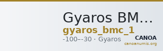 Gyaros BMC Gyaros 1 — CANOA