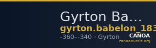 Gyrton Babelon 1932 741 — CANOA