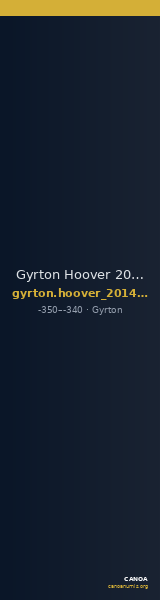 Gyrton Hoover 2014 373 — CANOA