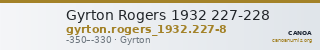 Gyrton Rogers 1932 227-228 — CANOA