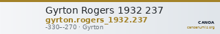 Gyrton Rogers 1932 237 — CANOA