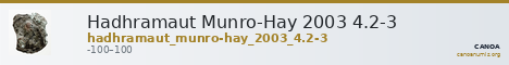 Hadhramaut Munro-Hay 2003 4.2-3 — CANOA