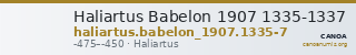 Haliartus Babelon 1907 1335-1337 — CANOA