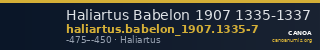Haliartus Babelon 1907 1335-1337 — CANOA