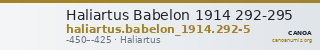 Haliartus Babelon 1914 292-295 — CANOA