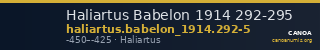 Haliartus Babelon 1914 292-295 — CANOA