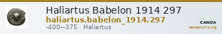 Haliartus Babelon 1914 297 — CANOA