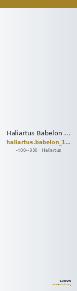 Haliartus Babelon 1914 298-299 — CANOA