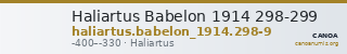 Haliartus Babelon 1914 298-299 — CANOA