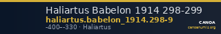 Haliartus Babelon 1914 298-299 — CANOA