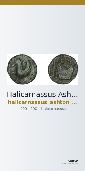 Halicarnassus Ashton 2006 pl. 2, 16 — CANOA