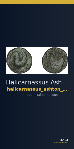 Halicarnassus Ashton 2006 pl. 2, 16 — CANOA