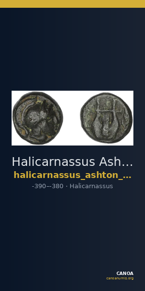 Halicarnassus Ashton 2006 pl. 2, 17 — CANOA