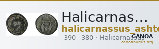 Halicarnassus Ashton 2006 pl. 2, 17 — CANOA