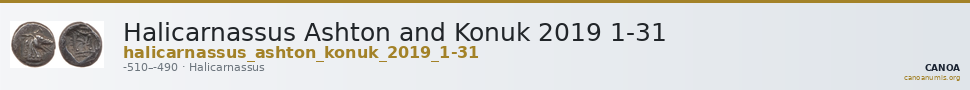 Halicarnassus Ashton and Konuk 2019 1-31 — CANOA