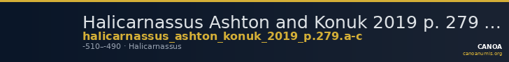 Halicarnassus Ashton and Konuk 2019 p. 279 A-C — CANOA
