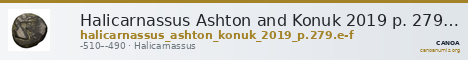 Halicarnassus Ashton and Konuk 2019 p. 279 E-F — CANOA