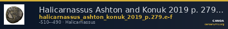 Halicarnassus Ashton and Konuk 2019 p. 279 E-F — CANOA