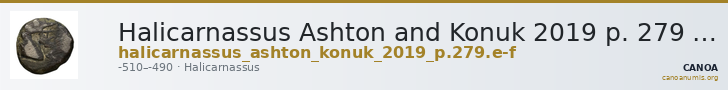 Halicarnassus Ashton and Konuk 2019 p. 279 E-F — CANOA