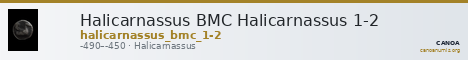 Halicarnassus BMC Halicarnassus 1-2 — CANOA