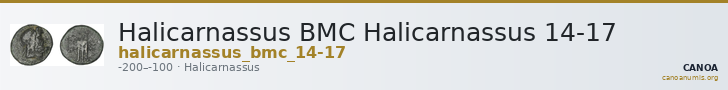 Halicarnassus BMC Halicarnassus 14-17 — CANOA