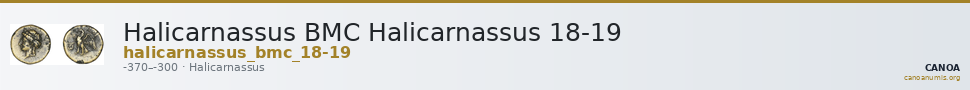 Halicarnassus BMC Halicarnassus 18-19 — CANOA