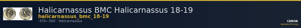 Halicarnassus BMC Halicarnassus 18-19 — CANOA