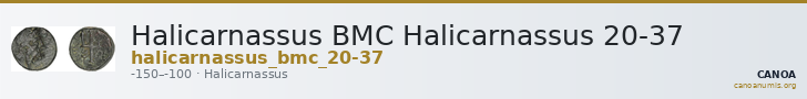 Halicarnassus BMC Halicarnassus 20-37 — CANOA