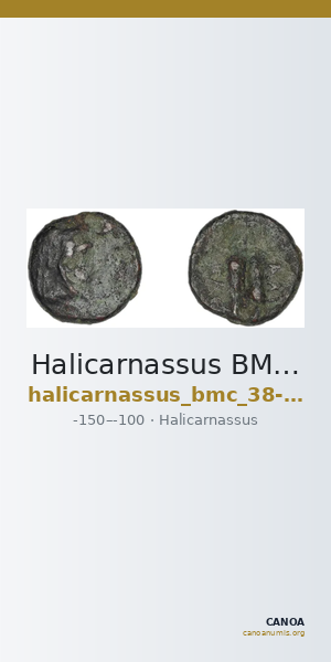 Halicarnassus BMC Halicarnassus 38-42 — CANOA