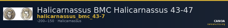 Halicarnassus BMC Halicarnassus 43-47 — CANOA