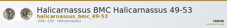 Halicarnassus BMC Halicarnassus 49-53 — CANOA