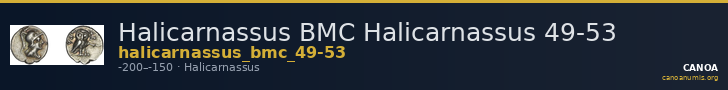 Halicarnassus BMC Halicarnassus 49-53 — CANOA