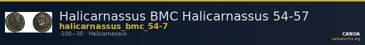 Halicarnassus BMC Halicarnassus 54-57 — CANOA