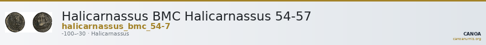 Halicarnassus BMC Halicarnassus 54-57 — CANOA