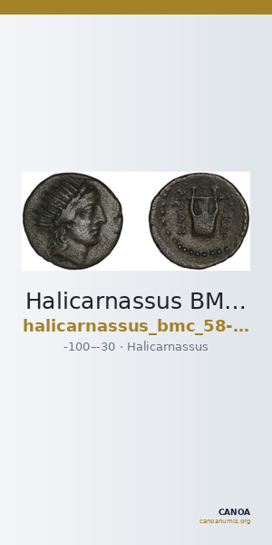 Halicarnassus BMC Halicarnassus 58-61 — CANOA