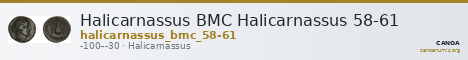 Halicarnassus BMC Halicarnassus 58-61 — CANOA