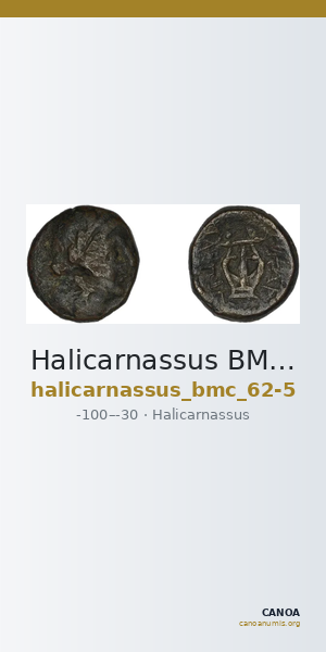 Halicarnassus BMC Halicarnassus 62-65 — CANOA