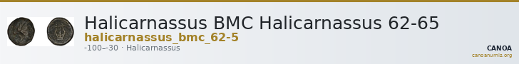 Halicarnassus BMC Halicarnassus 62-65 — CANOA