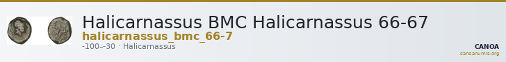 Halicarnassus BMC Halicarnassus 66-67 — CANOA